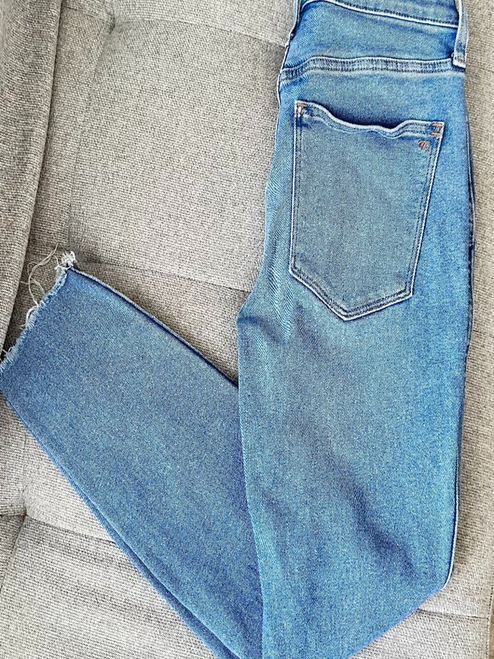 Madewell Women's High Rise Skinny Jeans Light Wash Denim Sz 27P Petite